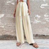 Pantalon Ample à Volants