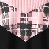 Pull Rose Pâle avec Col et Fermeture Éclair