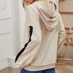 Sweat color block à revers