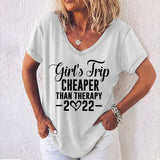 T-shirt uni imprimé anglais