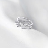 Bague Diamant Double Papillon