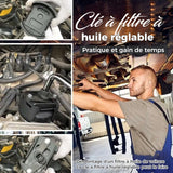 Clé à Filtre à Huile Réglable