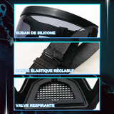 Masque Industriel de Protection Intégrale pour la Pulvérisation de Pesticides