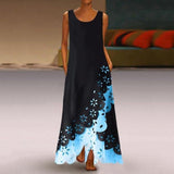 Robe irrégulière sans manches en deux pièces pour femmes