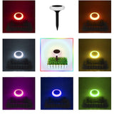 Lumière de prise solaire colorée