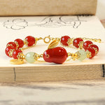 Bracelet porte-bonheur lapin en jade Fortune