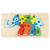 Puzzle en bois 3D éducatif pour enfants