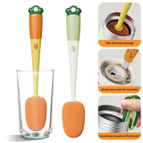 Brosse 3-en-1 multi-fonctions à manche long pour tasse