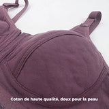 Soutien-gorge taille plus avec fermeture éclair sur le devant