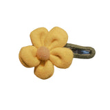 Épingles à Cheveux à Fleurs en Peluche Élégantes