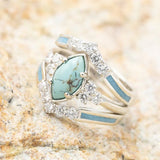Bague Turquoise Diamant