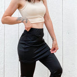 Faux Pantalons de Yoga Deux Pièces