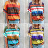 t-shirt à contraste dégradé