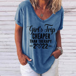 T-shirt uni imprimé anglais