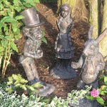 Ensemble d'ornements du pays des merveilles Décoration de jardin