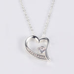 Collier coeur pour toujours à ma future femme