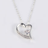 Collier coeur pour toujours à ma future femme