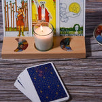Ornement Bougeoir en Bois Tarot