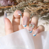 Tampon d'art d'ongle en silicone transparent