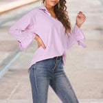 Blouse ample à manches évasées
