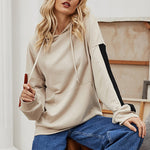 Sweat color block à revers