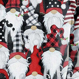 Imprimé de Noël Crewneck Sweat-shirt Polaire à Manches Longues