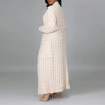 Veste de Pull Longue Torsion