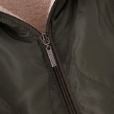 Manteau Matelassé Thermique Léger en Molleton d'Agneau