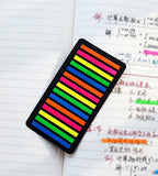 Notes autocollantes fluorescentes