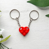 Porte-clés avec pendentif coeur