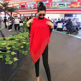 Châle en laine brillante pour femme