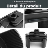 Clé à Filtre à Huile Réglable