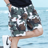 Short cargo de plage pour homme