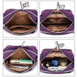 Nouveau sac à bandoulière monochrome imperméable