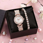 Ensemble de montres de luxe en strass
