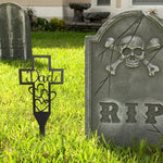 Pieu de la croix commémorative du cimetière pour les parents