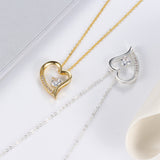 Collier coeur pour toujours à ma future femme