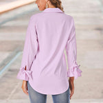 Blouse ample à manches évasées