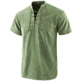 Chemises à manches courtes tie-dye pour hommes