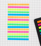 Notes autocollantes fluorescentes