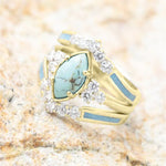 Bague Turquoise Diamant