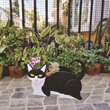Jardinière en forme de chat