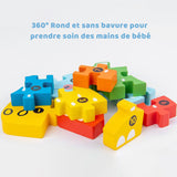 Puzzle en bois 3D éducatif pour enfants