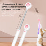 Bâton de Taquin Laser Télescopique pour Animaux de Compagnie