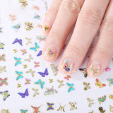 Papillon Autocollant pour Dessin d'Ongles