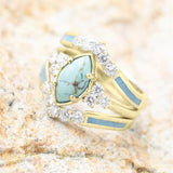 Bague Turquoise Diamant