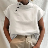 Chemise Unie à Col Slim