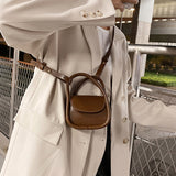 Mini étui pour casque en cuir coloré