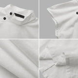 Chemise Unie à Col Slim