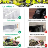 Plateaux de démarrage de graines avec lumière de croissance